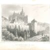 7. Katedrála sv. Víta, Pražský hrad, Praha, 1841, oceloryt