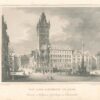 11. Stará radnice na Staroměstském náměstí, Praha, 1841, oceloryt